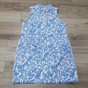 NWOT Lilly Pulitzer Crab Print Dress Size L